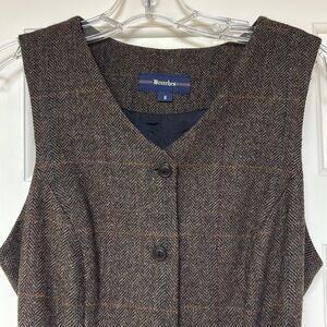 Breeches Full ButtonJumper Dress Wool Tweed